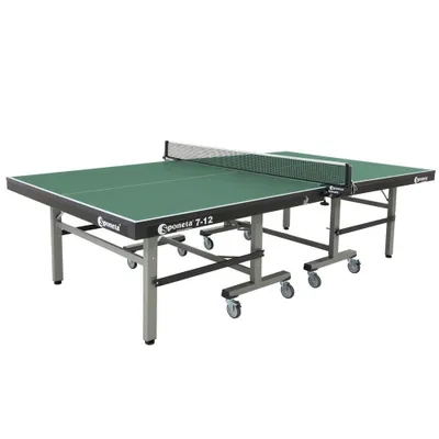 Image de Table de ping-pong d'intérieur Sponeta S 7-12, 25mm, verte, avec filet