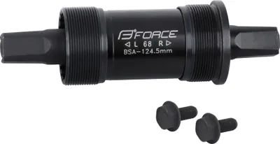 Produktbild von Force 4-Kant Stahl Tretlager mit BSA Gewinde Länge 124,5 mm