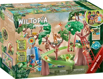 Produktbild von PLAYMOBIL Wiltopia Tropischer Dschungelspielplatz 71142