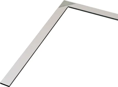 Produktbild von Aluminium Anschlagwinkel mit Richtlattenprofil 150x100 cm, verzugsfrei und elektronisch vermessen