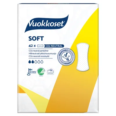 Obrázek produktu pro VUOKKOSET Slipové vložky Soft (42 ks)