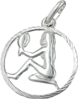 Produktbild von Anhänger Silberanhänger Sternzeichen Jungfrau 925 Silber Damen