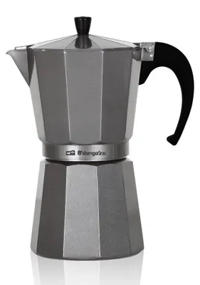 Zdjęcie produktu dla Orbegozo KFS 620, Kawiarka moka, Srebrny, 6 kub.