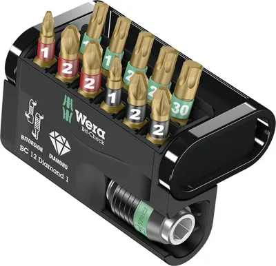 Produktbild von Wera Bit-Check 12 Diamond 1 Bits-Sortiment