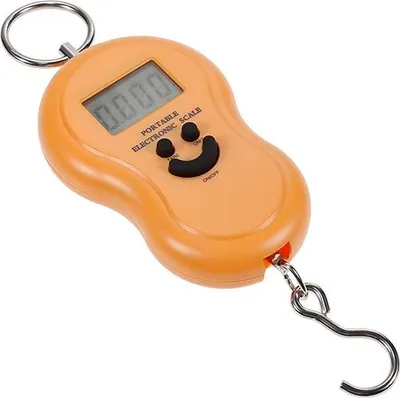 Immagine prodotto di bilancia da cucina pensile da 50 kg, bilancia a gancio, bilancia tascabile, con display, bilancia precisaPRO-H50AZ Arancione