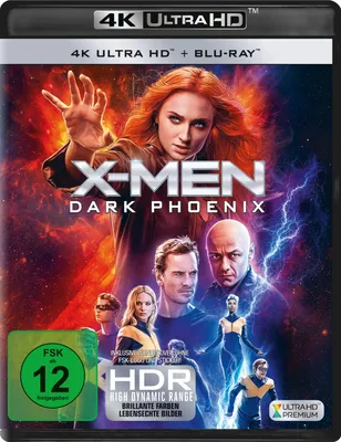 Produktbild von X-Men - Dark Phoenix (UHD+BR) 2Disc Min: 118DD5.1WS  4K Ultra HD