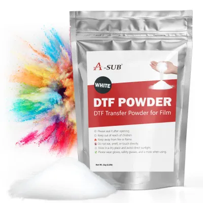 DTF-Pulver 1 kg weiß – Transferpulver für Sublimation