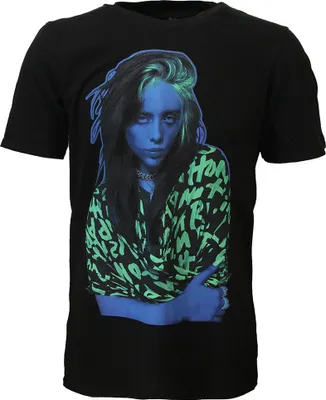 Produktbild von Koszulka ze zdjęciem prasowym Billie Eilish - oficjalny merchandise - M
