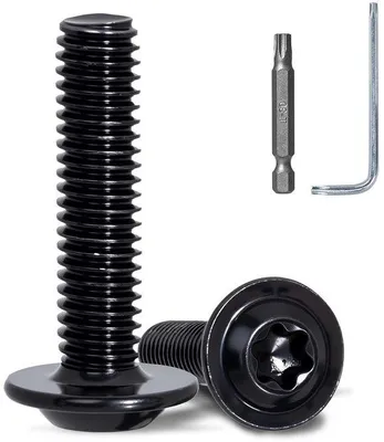 Immagine prodotto di Componenti meccanici - Viti di riparazione - M6 x 70 mm - Acciaio A2 - Nero