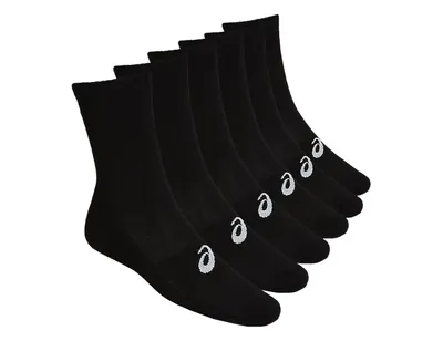 Produktbild von ASICS Crew Sock 6er Socken Unisex schwarz 39-42