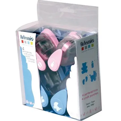 Zdjęcie produktu dla Zestaw 4 Mini dziurkacz - Narodziny