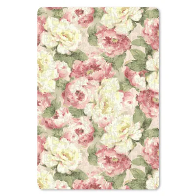 Produktbild von MuchoWow® Mauspad Mousepad Rosen - Vintage - Muster 18x27 cm - Mousepads - Maus Mat - Pad - Mausunterlage