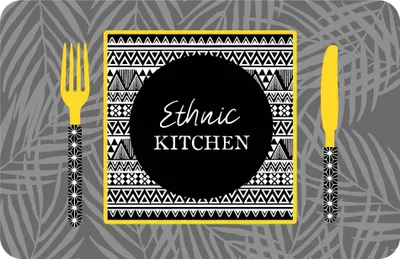 Image de Set de table opaque Collection Ethnic Kitchen