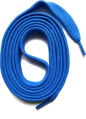 Produktbild von SNORS Schnürsenkel flach - BLAU - 6mm - 150cm
