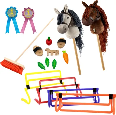 Produktbild von Betzold Hobby-Horsing-Set, Rollenspiel | Steckenpferd für Soziale Kompetenz