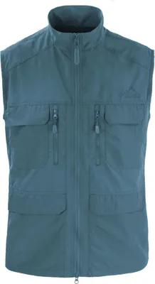 Produktbild von Herren Outdoor Weste mit Sonnenschutzfaktor 50+ und 2-Wege-Reißverschluss, PFC-frei