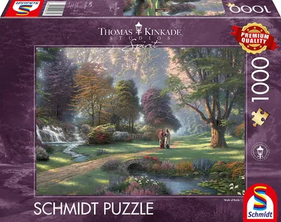 Produktbild von Schmidt Puzzle 1000 Teile Spirit Weg des Glaubens, Thomas Kinkade