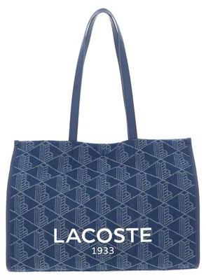Zdjęcie produktu dla Lacoste Heritage Jacquard - Saszetka podręczna 40 cm (dżins żakardowy jednokolorowy)