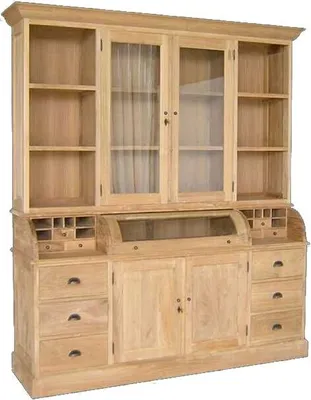 Produktbild von Teako Design Buffetschrank Fors Teak Massivholz Landhausstil 223x200x56cm