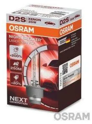 Image de Ampoule pour phares au xénon Osram D2S Night Breaker Laser +200 %, 35 W, P32d-2