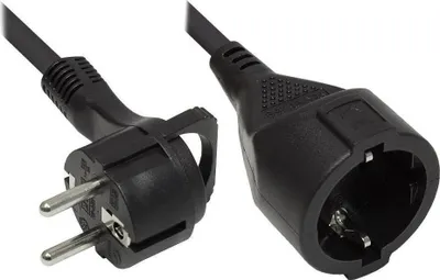 Zdjęcie produktu dla Alcasa 1504-F030S, 3 m, Wtyczka zasilająca typu E+F, Wtyczka zasilająca typu F, H05VV-F