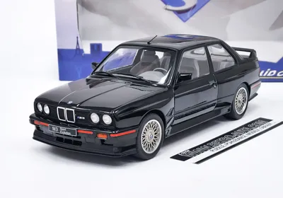 Produktbild von Solido BMW E30 Sport Evo, Oldtimer-Modell, Vormontiert, 1:18, BMW E30 Sport Evo, 1 Stück(e), Schwarz