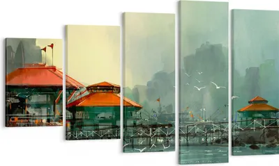 Produktbild von Bild auf Leinwand - Leinwandbild - Meer Ufer Möwe - 100x60cm - Wand Bild - Wanddeko - Wandbilder - Leinwanddruck - Bilder - Kunstdruck - Wanddekoration - Leinwand bilder - Wandkunst - EG100x60-3828