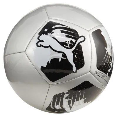 Obrázok produktu pre Puma - Futbalová lopta s veľkým logom PP3104 (3) (sivá/čierna)