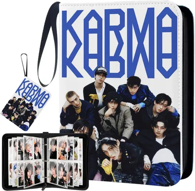 Image de Classeur photo Stray, étui pour cartes photo SKZ, album pour cartes à collectionner avec 400 pochettes, articles Kpop, cadeaux pour les fans de STAY