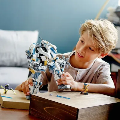 Zdjęcie produktu dla LEGO NINJAGO Starcie tytanów Mech, Zestaw do budowania, 9 lat(a), Plastik, 840 szt., 1,05 kg
