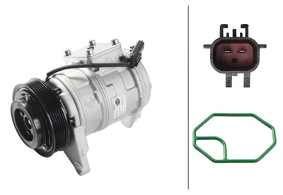 Immagine prodotto di Compressore dell'aria condizionata 12 V Ø 120 mm HELLA Thermo-Expertise, ad esempio per CHRYSLER VOYAGER