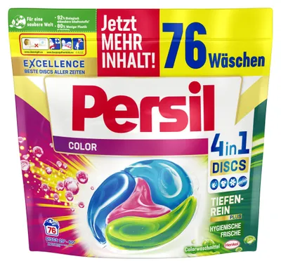 Produktbild von Persil Color 4in1 Colorwaschmittel Tiefenrein biologisch 76 Wäschen Farben