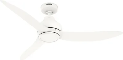 Produktbild von Energiespar Deckenventilator mit Fernbedienung Kaleidoscope Weiß 132 cm