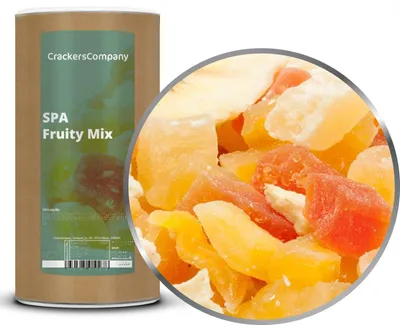 Produktbild von CrackersCompany Spa-Fruchtmischung (SPA Fruity Mix), Membrandose 600 g