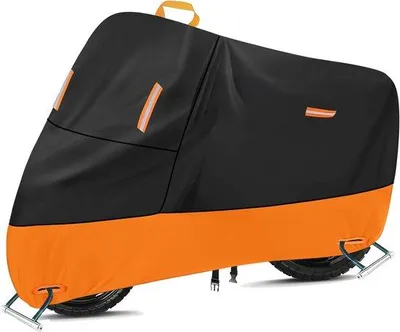 Image de Housse imperméable pour moteur 4XL 295 x 110 x 140 cm avec bandes réfléchissantes