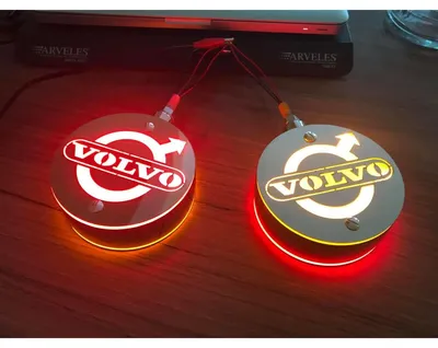 Zdjęcie produktu dla Zestaw 2 sztuk świateł pozycyjnych LED, 24 V, pomarańczowo-czerwone, VOL