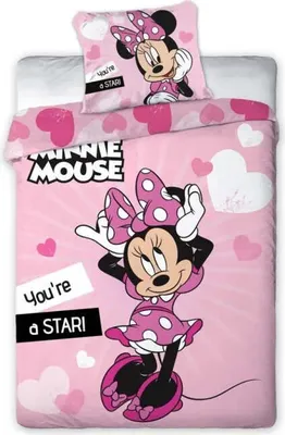 Produktbild von Disney Minnie Maus Kinder Bettwäsche 2tlg Set
