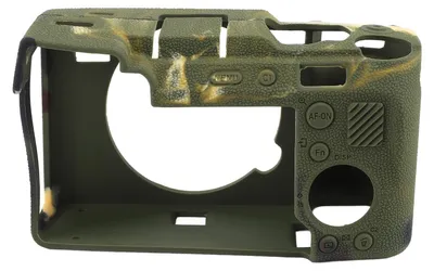 Immagine prodotto di Copertura morbida in silicone per fotocamera, antiurto, custodia protettiva antiscivolo per A7CII e A7CR, mimetica