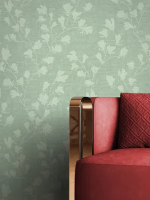 Produktbild von NEWROOM Tapete Grün Vliestapete Blumen - Blumentapete Floral   Blätter Blüten Mustertapete Modern Natur