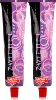 Produktbild von Mautner Zwiebel Senf 200g - Knackig Zwiebelig (2er Pack)