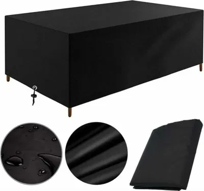 Produktbild von Gartenmöbel-Abdeckung 200*100*75 cm - Wasserdichte & UV-beständige Oxford-Schutzplane für Gartentische