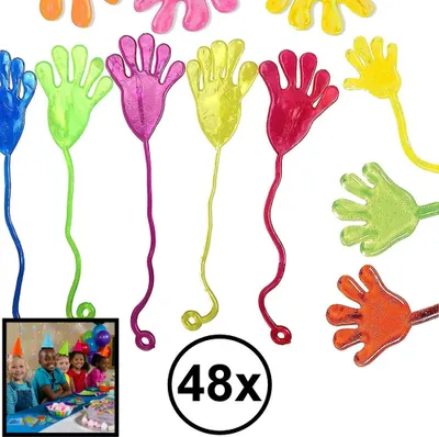 Produktbild von Decopatent 48 Stück Klebehände - Geschenke für Kinder