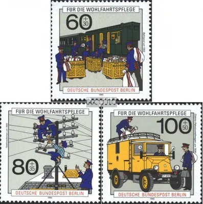 Produktbild von Briefmarken Berlin (West) 1990 Mi 876-878 (kompl.Ausg.) FDC Post