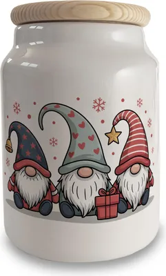 Produktbild von Weihnachtswichtel mit Geschenk Keksdose Weihnachten
