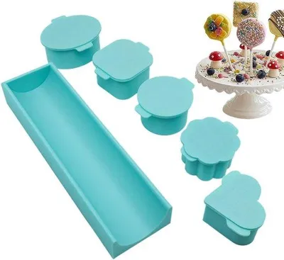 Produktbild von Kuchen Pop Mallen - Bakvormen Set - Festliche Desserts Make - Uniform Design - 19,99 cm Bakplaat - Nur Attribute