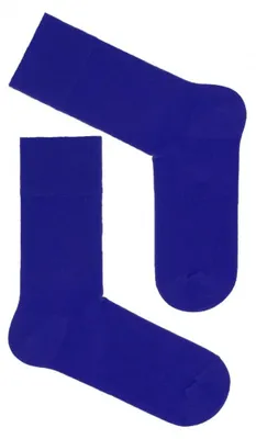 Produktbild von Anzugsocken Milena aus glatter Baumwolle 75% in blau 42-46