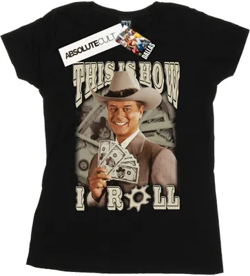 Produktbild von Dallas - "This Is How I Roll" T-Shirt für Damen BI48556 (XXL) (Schwarz)