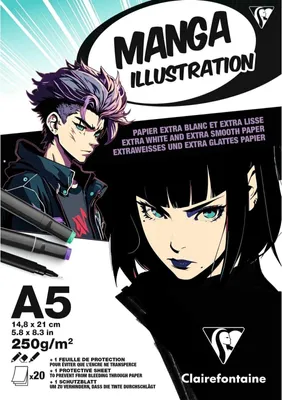 Image de Clairefontaine Manga Illustration Skicář 20 A5 250 g