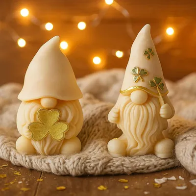 Produktbild von Silikonform Weihnachten Wichtel 2er Gießformen für Kerzen & Seife