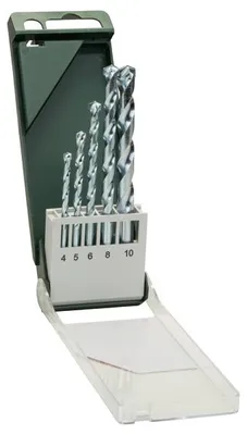 Produktbild von Steinbohrer-Set 4,0 x 75; 5,0 x 85; 6,0 x 100; 8,0 x 120; 10,0 x 120, 5-tlg.